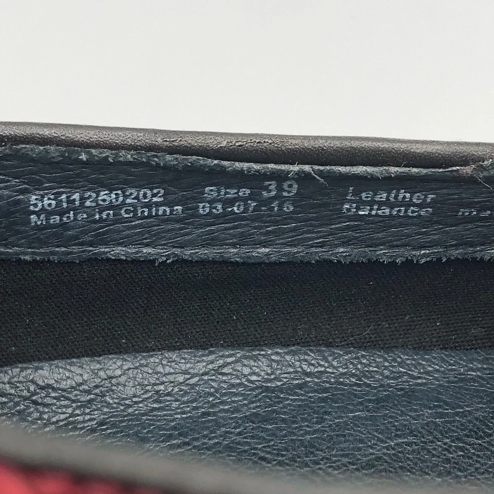 Dansko Burgundy and Black Textured Mules - Picture 14 of 16